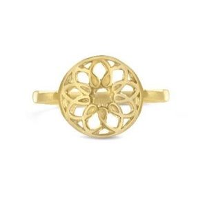 gold mandala ring